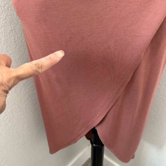 Aritzia Wilfred Saturn A LineMidi Dress Double Square Style Sleeveless Slim Fit - Picture 12 of 13